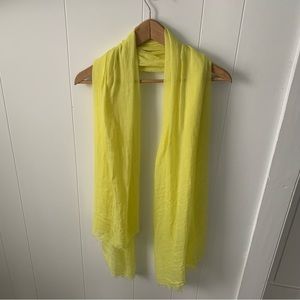 Scarf neon yellow